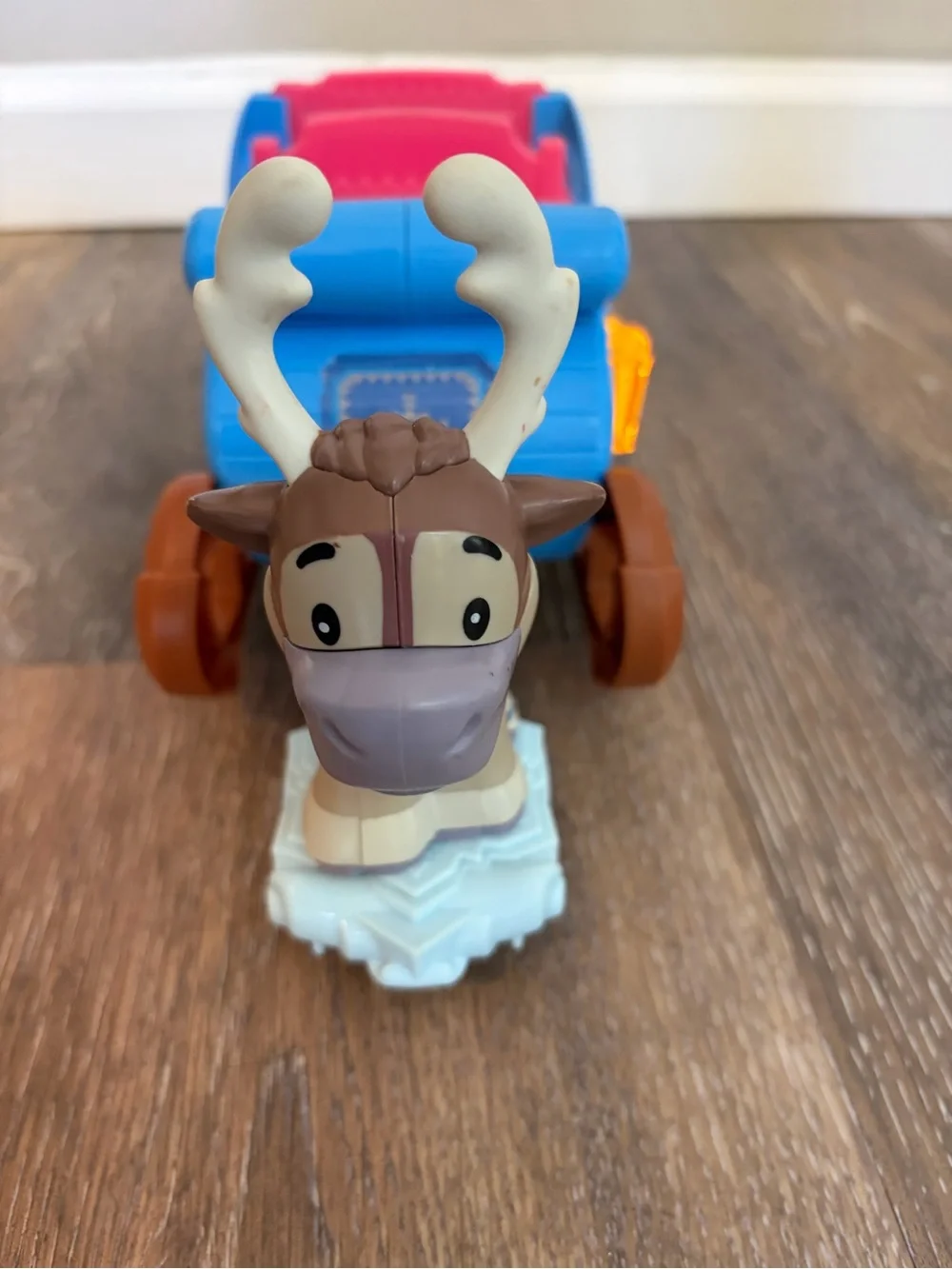Fisher Price Little People Kristoff’s sleigh as is. Works. Please read